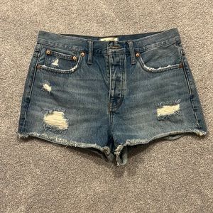 Madewell relaxed denim shorts
